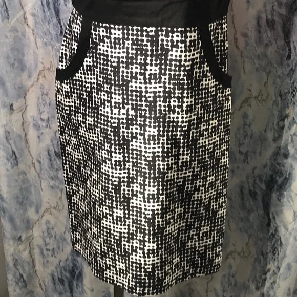 NWT Liz Claiborne sleeveless fitted dress V-neck Cotton Spandex - Picture 7 of 13